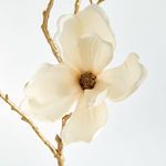 Product Image 3 for Gilded Magnolia Stems, Set of 6 from Napa Home And Garden