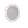 Loft Piper Round Mirror in Brushed White image 3