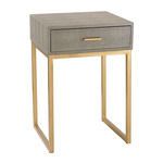 Product Image 1 for Shagreen Side Table In Grey from Elk Home