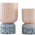 Product Image 2 for Palazzo Milky Glass Vases Set Of 2 from Currey & Company