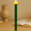 Product Image 2 for Glass Candle Holder Yellow & Green from BIDKHome