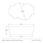 Product Image 8 for Meramec Outdoor Coffee Table from Arteriors