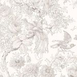 Product Image 3 for Laura Ashley Birtle Dove-Grey Botanical Wallpaper from Graham & Brown