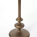 Product Image 2 for Marlow Matchstick Pedestal Table - Iron Matte Brass from Four Hands
