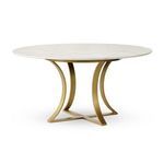 Product Image 10 for Gage White Travertine Dining Table from Four Hands