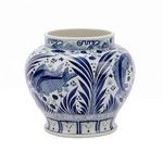 Product Image 3 for Blue & White Open Top Fish Jar from Legend of Asia