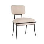 Product Image 1 for Mosquito Natural Black Linen Chair from Arteriors