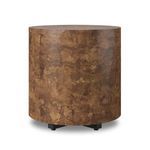 Product Image 3 for Hudson Dark Bark Paper Round End Table from Four Hands