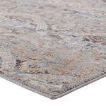 Product Image 6 for Edlynne Damask Light Gray/ Light Blue Rug from Jaipur 
