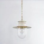 Product Image 4 for Nori Large Aged Brass Lantern Style Pendant Light from Mitzi