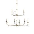 Product Image 9 for Nottaway Bronze Large Two-Tier Chandelier from Currey & Company