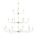 Product Image 1 for Nottaway Linear Champagne Chandelier from Currey & Company