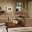Product Image 10 for Augustine 105" 3-Piece Leather Palermo Drift Sectional from Four Hands