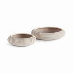 Product Image 1 for Burma Rattan Shallow Display Bowls, Set Of 2 from Napa Home And Garden