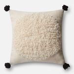 Product Image 1 for Ivory And Black Pom Pillow from Loloi