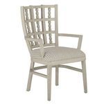 Product Image 1 for Norene Gray Armchair, Demetria Parchment from Currey & Company