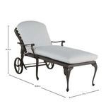 Product Image 6 for Provance  Ancient Earth Aluminum Chaise from Summer Classics