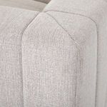 Channeling and seam detail on wide arm of Langham sectional