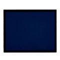 Top view of the larger navy lacquer box highlighting flat glossy lid with black trim