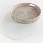 Product Image 4 for Burma Rattan Round Serving Tray from Napa Home And Garden