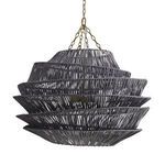 Product Image 7 for Barton Dark Gray Raffia Pendant from Arteriors