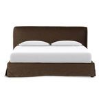 Product Image 4 for Aidan Brussels Coffee Linen Slipcover Queen Bed from Four Hands