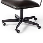 Product Image 21 for Wharton Upholstered Matte Black Iron Desk Chair from Four Hands