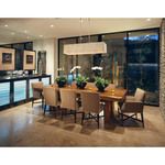 Product Image 5 for Abaca 5 Light Linear Chandelier In Satin Brass With Abaca Rope from Elk Lighting