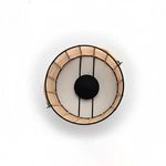Product Image 2 for Natural Iron & Bamboo Round Lantern Dia 9.75" from BIDKHome