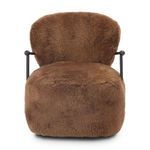 Product Image 1 for Plath Ochre Shearling Swivel Chair from Four Hands