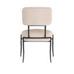 Product Image 7 for Mosquito Natural Black Linen Chair from Arteriors