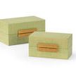 Product Image 1 for Raffia Boxes, Set of 2 from Chelsea House