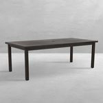 Product Image 8 for Club Aluminum Rectangle Outdoor Slatted Dining Table from Summer Classics