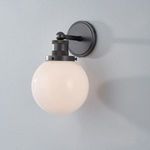 Product Image 5 for Beverly Bronze Frosted Glass Sphere Wall Sconce from Mitzi
