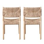 Product Image 3 for Riviera Woven Dining Chair Set of 2 from Creative Co-Op