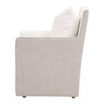 Product Image 3 for Harmony White Performance Fabric Arm Chair with Casters from Essentials for Living