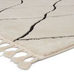 Product Image 2 for Treble Moroccan Trellis Ivory/ Black Rug - 18" Swatch from Jaipur 