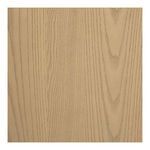 Detailed view of warm ash wood grain pattern on side panel