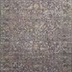 Rosemarie Graphite / Multi Rug displayed flat top-down to show full rectangular patterned design