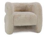 Product Image 1 for Teddy Plush Fabric Cushioned Accent Chair from Classic Home Furnishings
