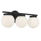 Product Image 6 for Jenni 3 Light Matte Black Bath Bar from Savoy House 
