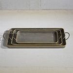 Product Image 6 for Dayton Galvanized Trays, Set of 3 from Homart