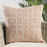 Product Image 4 for Lindy Indoor/ Outdoor Tan/ Ivory Geometric Pillow from Jaipur 