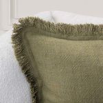 Product Image 4 for Lauren Olive Green Cotton Blend Throw Pillow from Classic Home