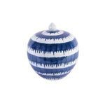 Product Image 3 for Blue & White Drip Melon Jar from Legend of Asia