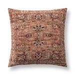 Product Image 1 for Medley Patterned Rust Linen Blend Throw Pillow from Classic Home