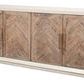 Product Image 4 for Hollis 4 Door Ant. White Sideboard  from Sarreid Ltd.