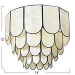 Product Image 3 for Celestial Cascade 4-Tier Flush Mount Ceiling Light from Creative Co-Op