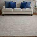 Product Image 6 for Enzo Taupe / Ivory Textured Striped Area Rug - 9'6" x 13'6" from Feizy Rugs