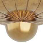 Product Image 5 for Teresa Antique Gold Brass Flush Mount from Arteriors